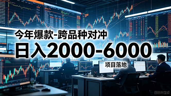 今年爆款-跨品种对冲日入2000-6000，项目落地！-蜗牛学社