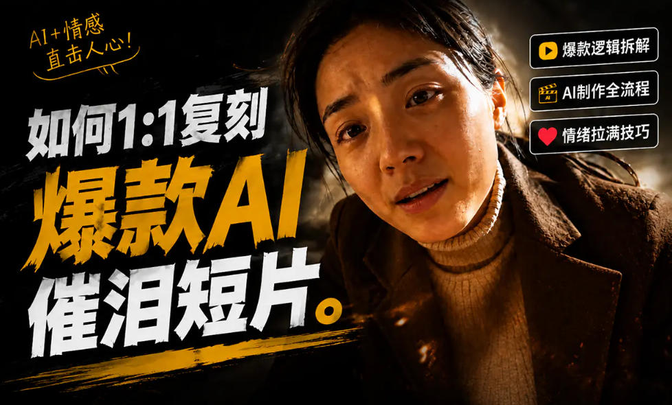 豆包+Gemini生成真人AI短剧-拆解复刻百万爆款第一人称短片,一站式讲透爆款复刻全流程-蜗牛学社