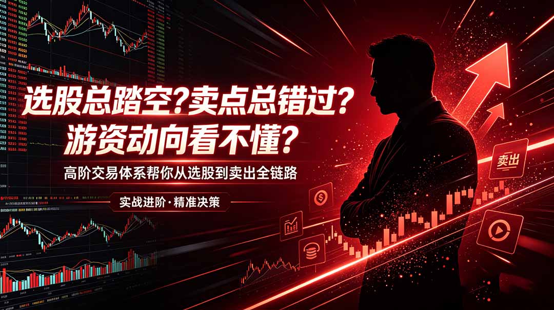 选股总踏空？卖点总错过？游资动向看不懂？高阶交易体系帮你从选股到卖出全链路(更新6月-蜗牛学社