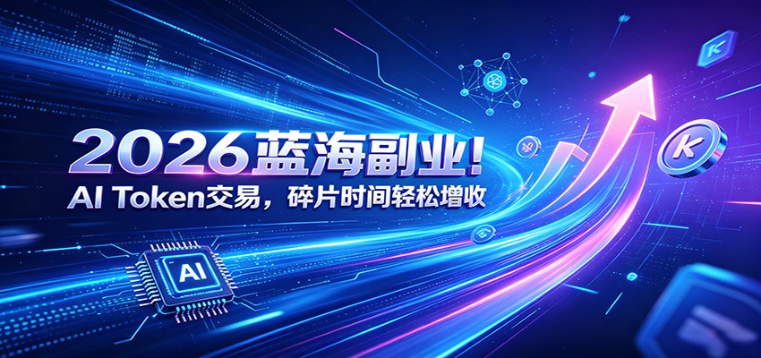 2026蓝海副业！AI Token交易，碎片时间轻松增收-蜗牛学社