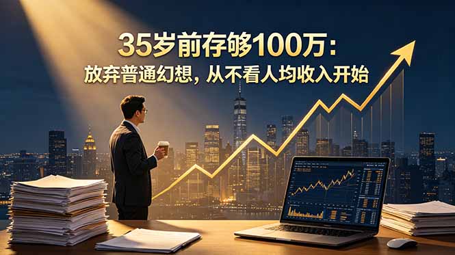 35岁前存够100万：放弃普通幻想，从不看人均收入开始-蜗牛学社
