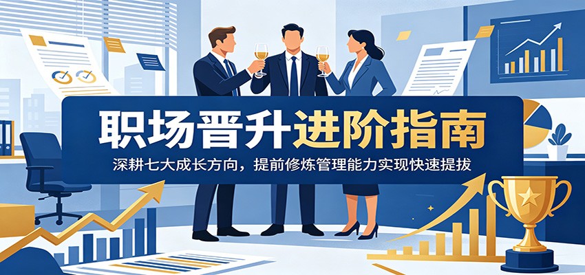职场晋升进阶指南：深耕七大成长方向，提前修炼管理能力实现快速提拔-蜗牛学社