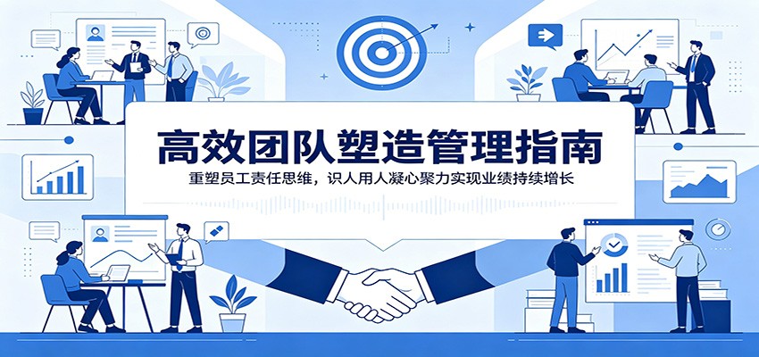 高效团队塑造管理指南：重塑员工责任思维，识人用人凝心聚力实现业绩持续增长-蜗牛学社